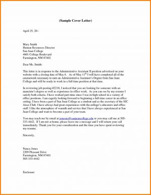 Administrative Assistant Cover Letters 15 Cover Letter Example For Administrative Assistant Waa Mood