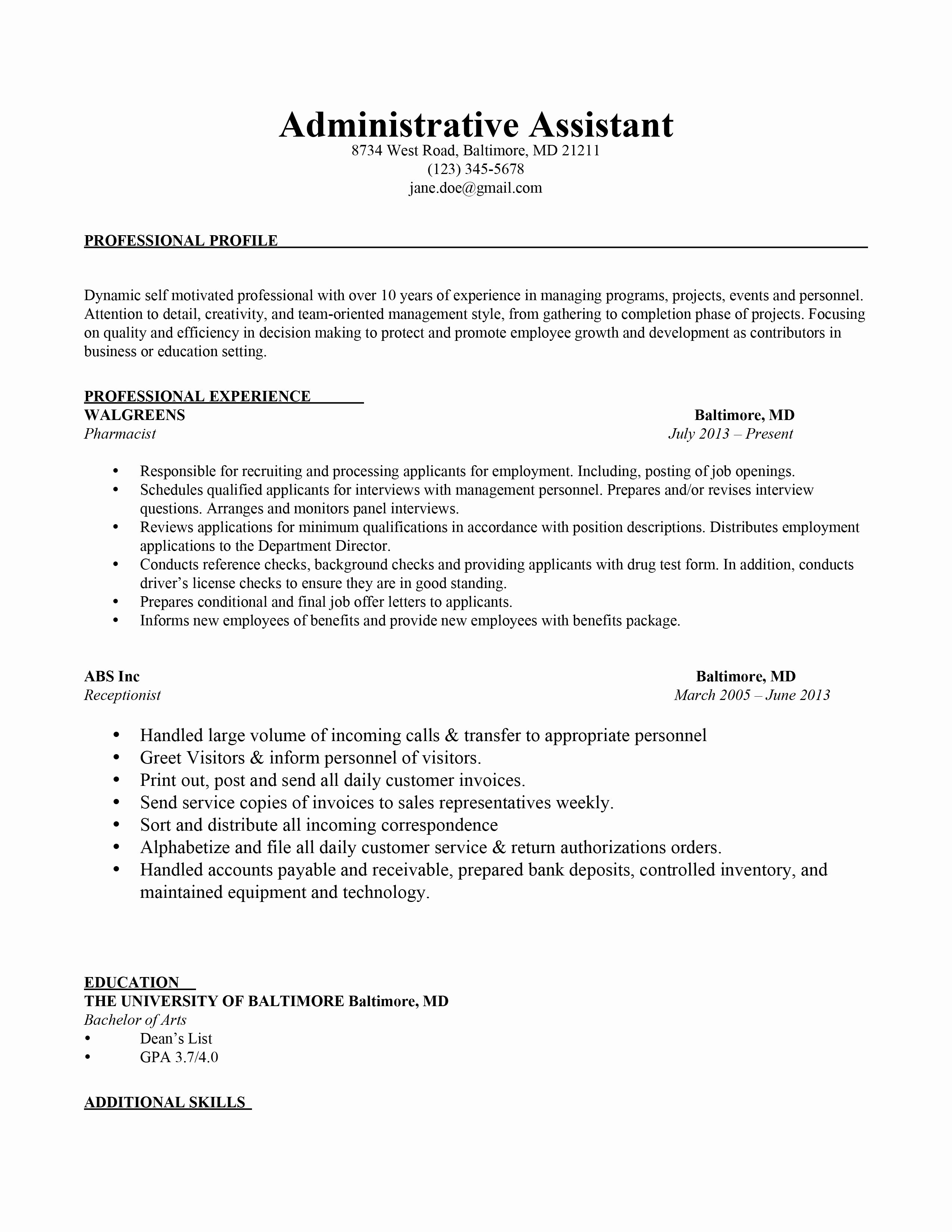 Administrative Assistant Cover Letters Sample Resume Administrative Assistant Cover Letter New Cover Letter