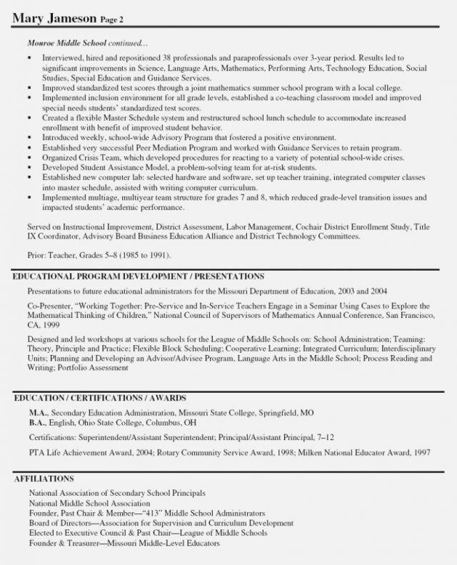 Building Your Best Assistant Principal Resume - wikiresume.com