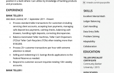 Bank Teller Resume Bank Teller Resume Example Template bank teller resume|wikiresume.com