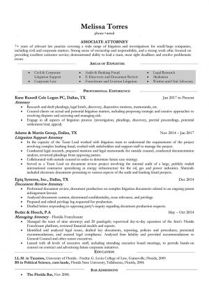 Basic Resume Examples  Attorney Resume Samples And Writing Guide 10 Examples Resumeyard