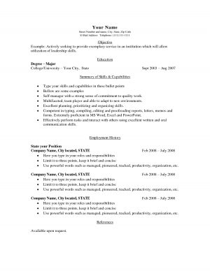 Basic Resume Examples  How To Write A Easy Resume Eddiecheever