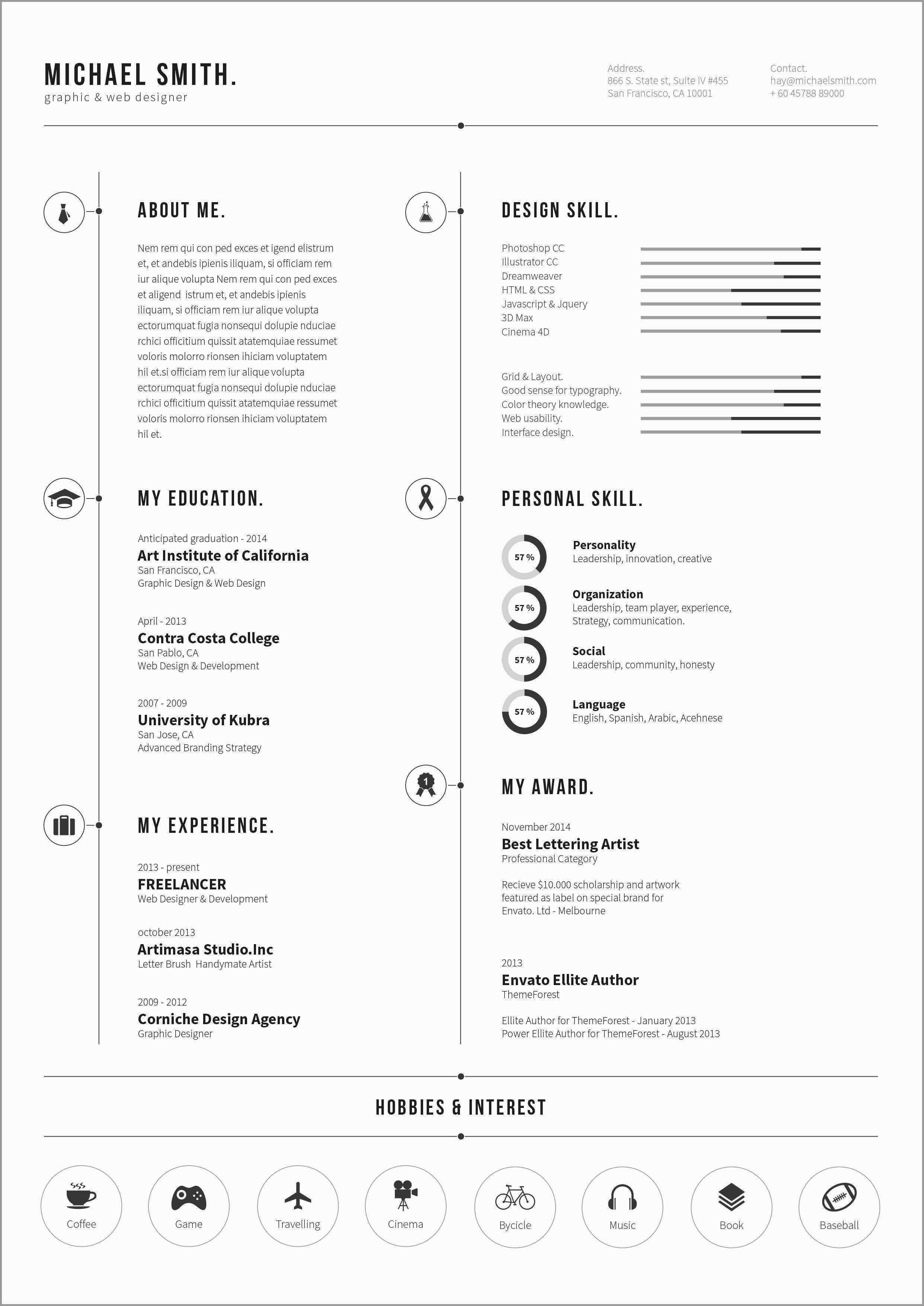 Basic Resume Template 75 Pretty Ideas Of Very Basic Resume Template All Resume