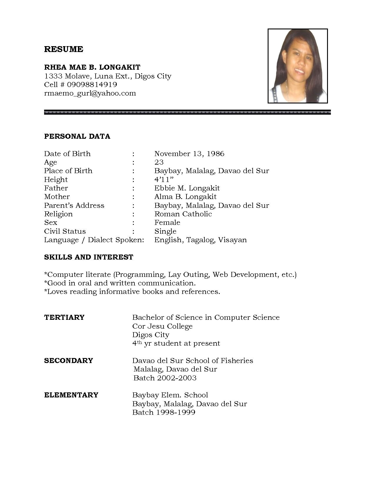 Basic Resume Template Free Resume Template Word Docx Basic Docormat Sampleill In The Blank