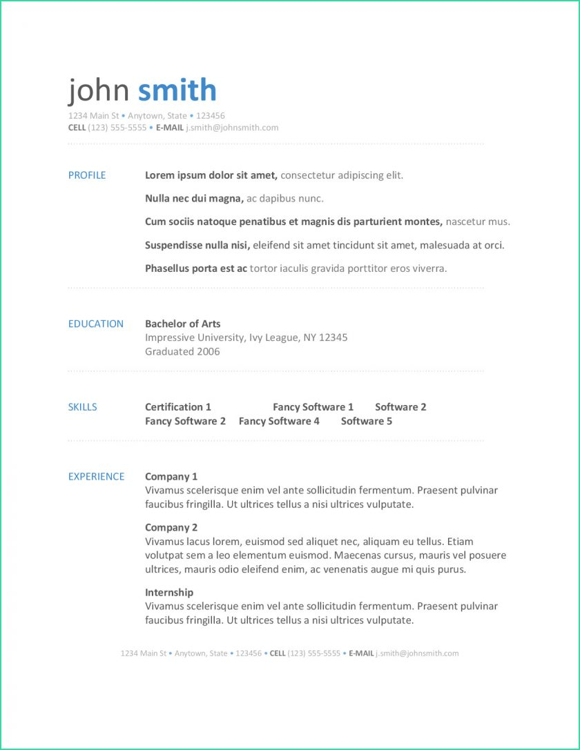 Basic Resume Template Recent Basic Resume Template Word For Modern Templates On
