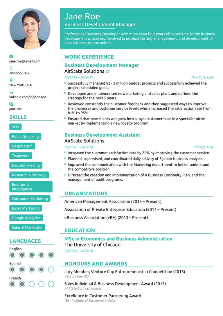 Important Points in a Basic Resume Template - wikiresume.com