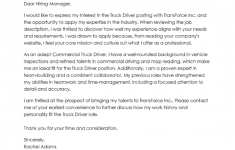 Best Cover Letter Contemporary Truck Driver best cover letter|wikiresume.com
