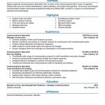 Best Resume Format Communications Specialist Marketing Professional 2 best resume format|wikiresume.com