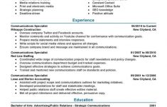 Best Resume Template Communications Specialist Marketing Professional 2 best resume template|wikiresume.com