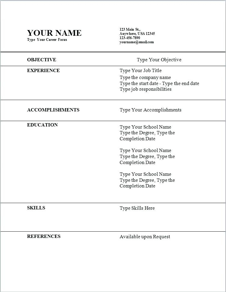 Best Resume Template First Resume Template Examples Of First Resumes Resume For Students