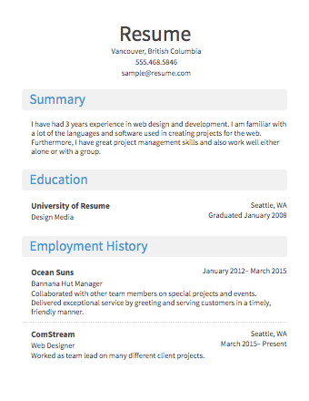 Best Resume Template Free Resume Builder Resume Templates To Edit Download Resume