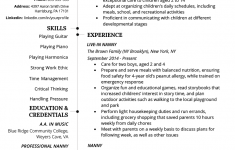 Best Resume Template Nanny Resume Example Template best resume template|wikiresume.com