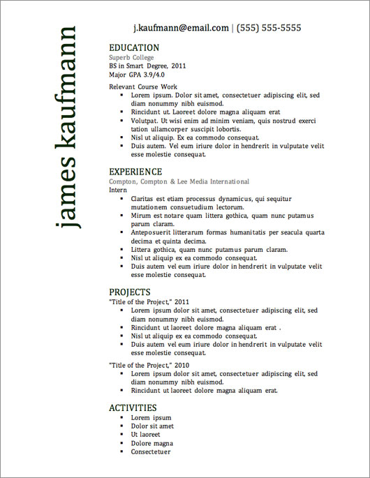 Best Resume Template Revamping Your Resume We Have Downloadable Resume Samples For You
