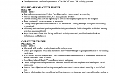 Call Center Resume Call Center Trainer Resume Sample call center resume|wikiresume.com