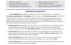 Call Center Resume Callcenterworker call center resume|wikiresume.com