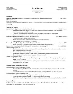 College Resume Template College Application Resume Template Free How To Make A Resume For