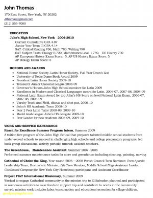 College Resume Template High School Resume Template For College Application Fresh Doing A
