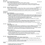 College Resume Template Recent Graduate V1 college resume template|wikiresume.com