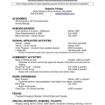 College Student Resume Template College Resume Templates For High School Students Examples 20 Free Resume Samples For College Students Of College Resume Templates For High School Students college student resume template|wikiresume.com
