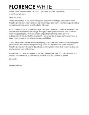 Cover Letter Example Medical Best Medical Cover Letter Examples Livecareer