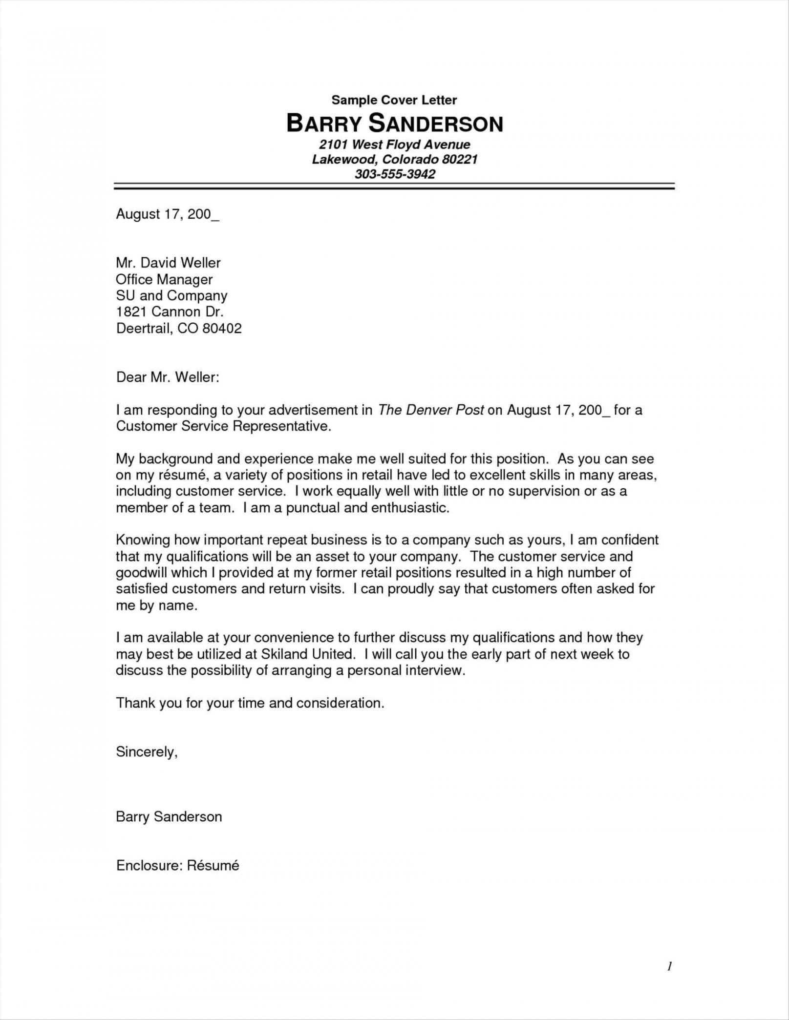 Cover Letter Example Teacher  Cover Letter Example No Experience Valid Experience Sample Cover