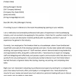 Cover Letter Examples Templates Housekeeper Experienced Cover Letter Example Template cover letter examples templates|wikiresume.com