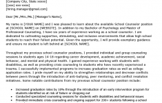 Cover Letter Sample For Resume School Counselor Cover Letter Example Template cover letter sample for resume|wikiresume.com