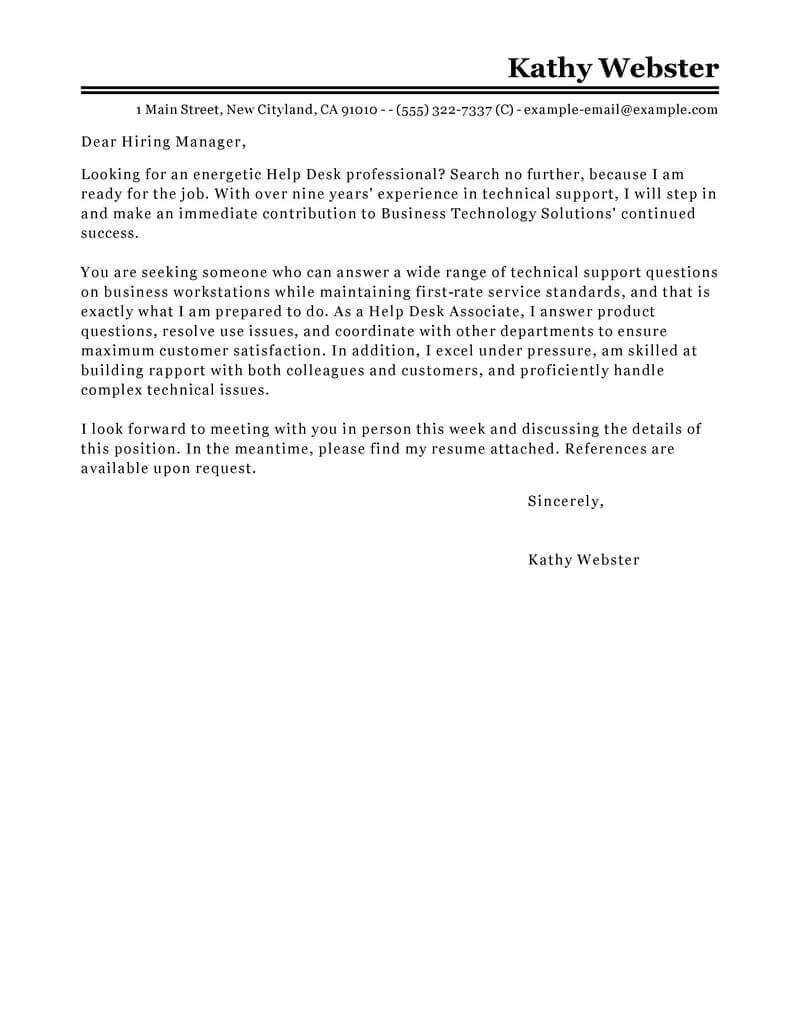 Cover Letter Tips Computers Technology Help Desk Classic 2 800x1035 cover letter tips|wikiresume.com