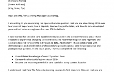 Cover Letters Example Esthetician Cover Letter Example Template cover letters example|wikiresume.com