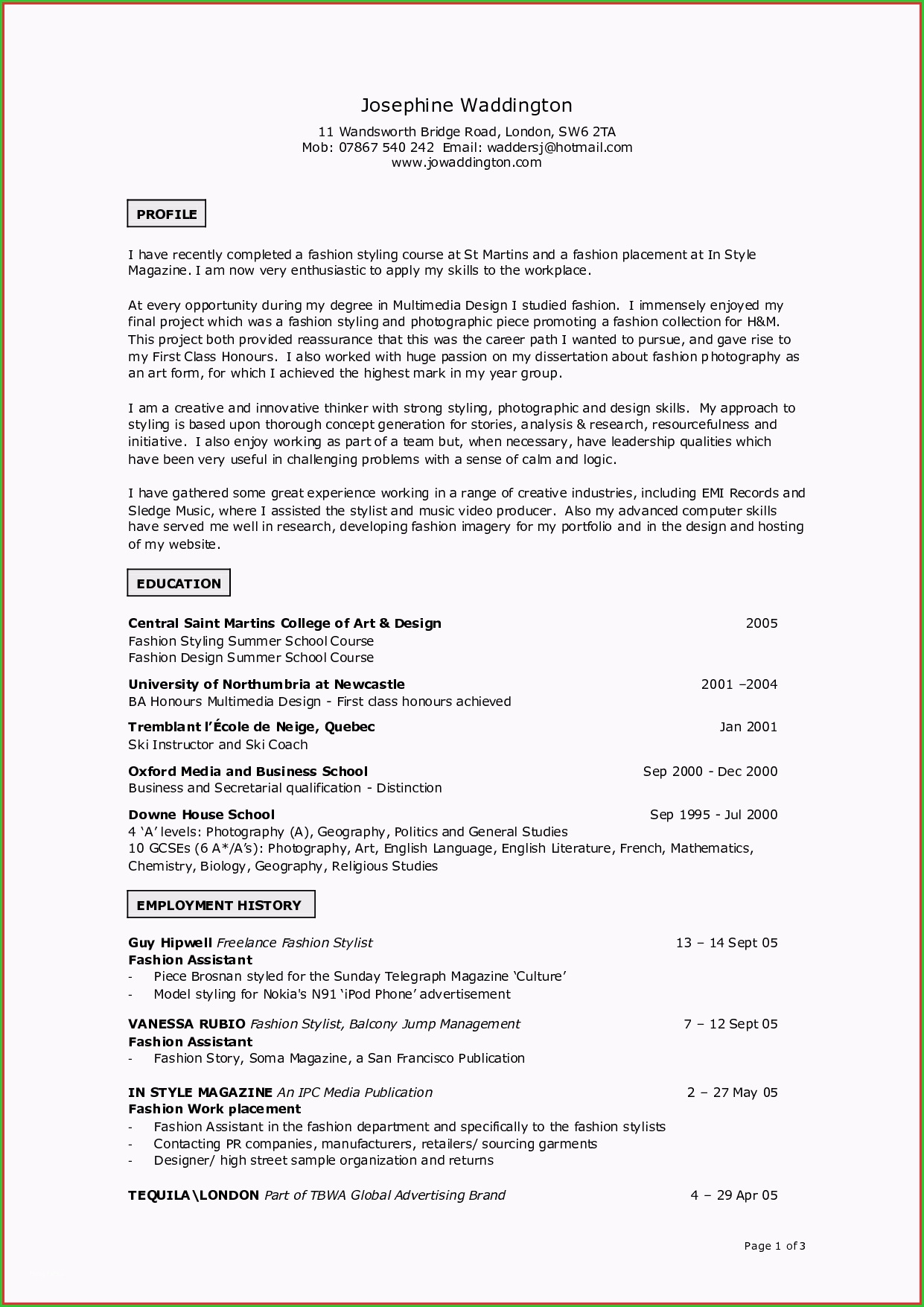 Creative Director Resume  Creative Director Contract Template Pleasant Stocks Make Up Artists