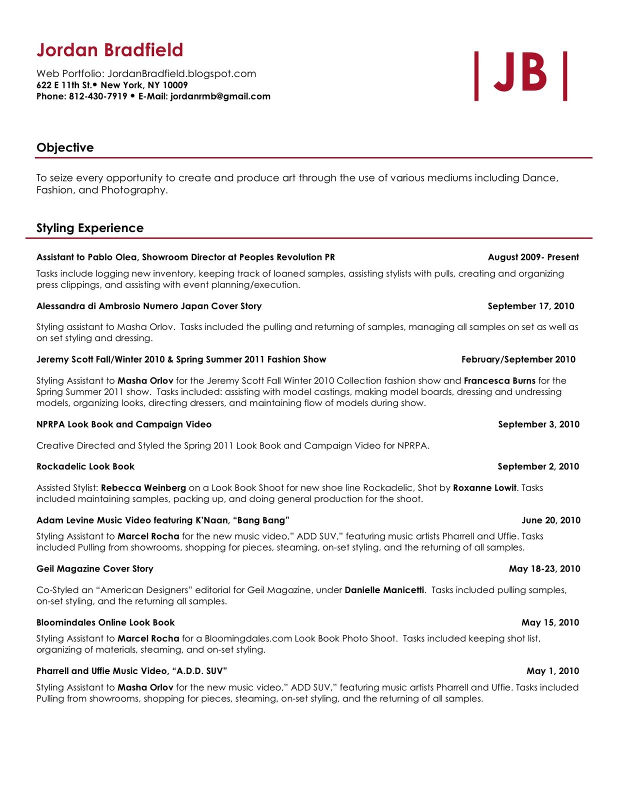 Creative Director Resume  Resume Updated Creative Director Choreographer Ideas Collection