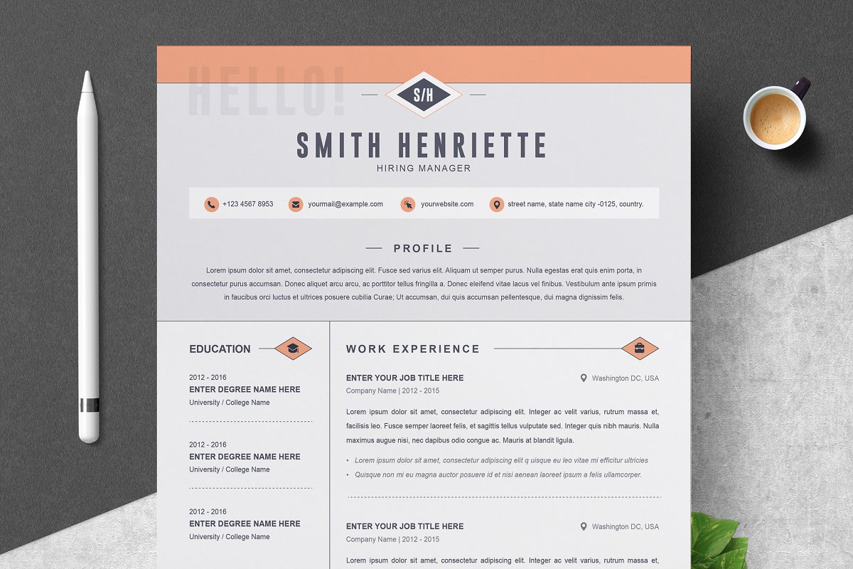 Creative Resume Template Free 01 Clean Professional Creative And Modern Resume Cv Curriculum Vitae Design Template Ms Word Apple Pages Psd Free Download creative resume template free|wikiresume.com