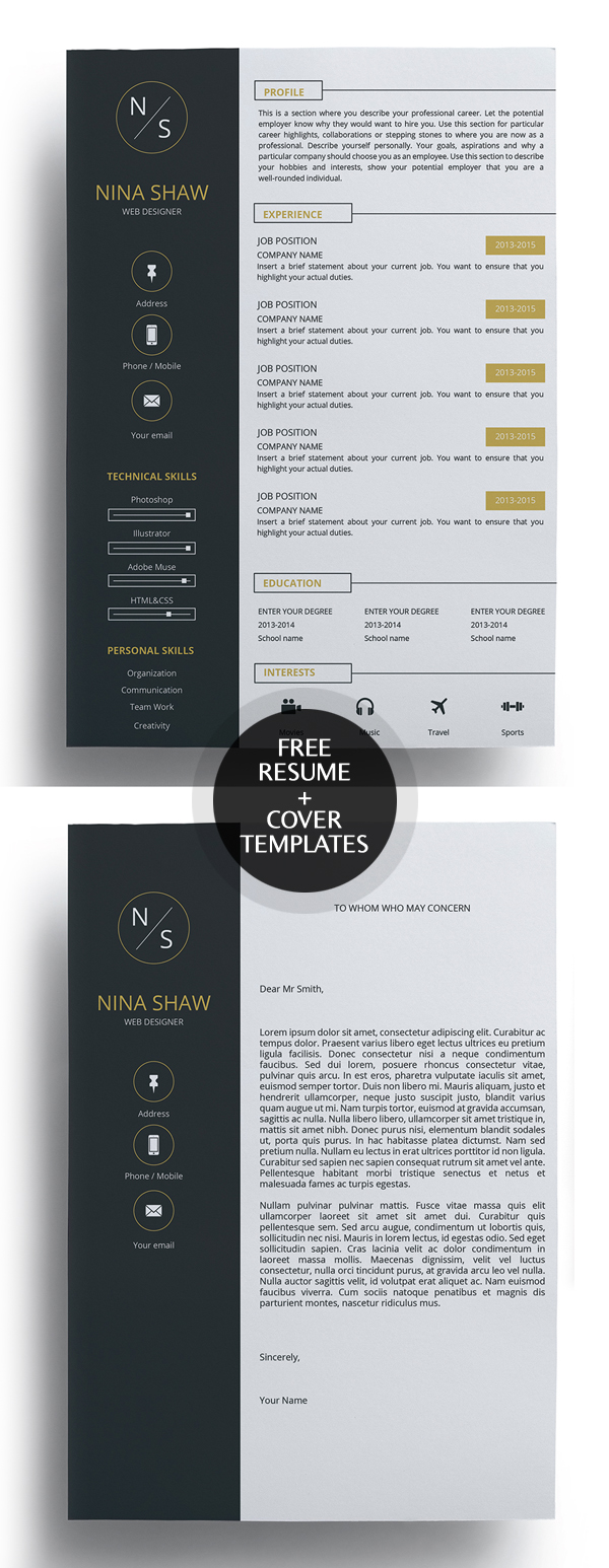 Creative Resume Template Free Free Resume Template 3 creative resume template free|wikiresume.com