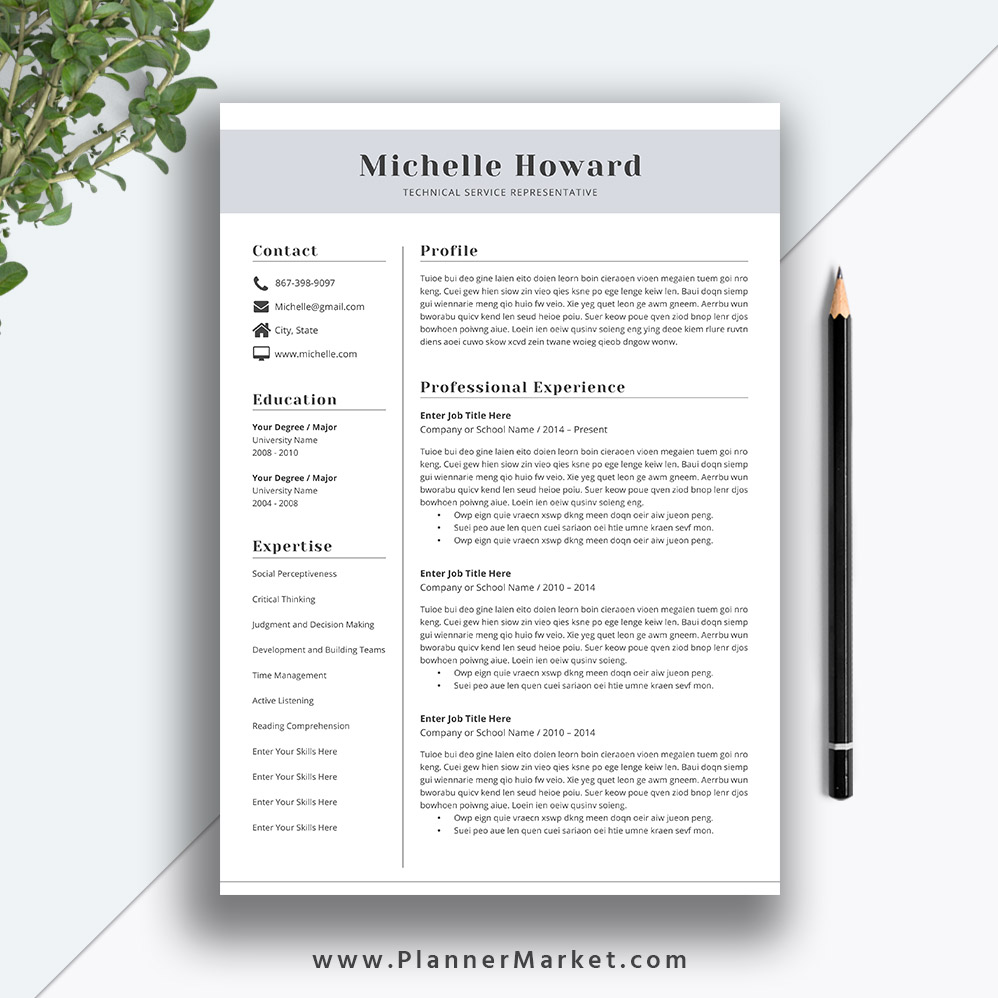 Creative Resume Templates Plannermarket Resume Templates Images The Michelle Resume 1 Page Resume creative resume templates|wikiresume.com