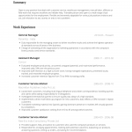 Customer Service Resume Examples Customer Service Adviser Standard customer service resume examples|wikiresume.com