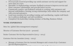 Customer Service Resume Sample Customer Service Resume Experienced customer service resume sample|wikiresume.com