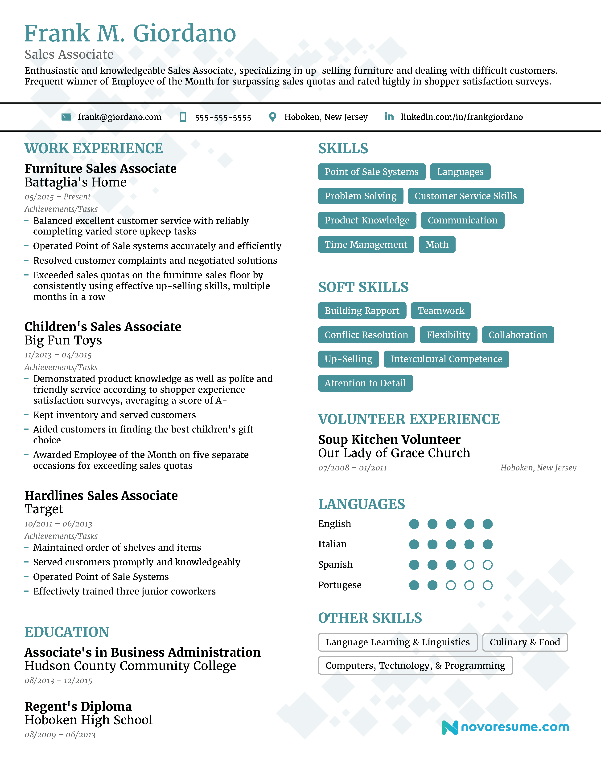 Customer Service Resume Skills Sales Associate Resume customer service resume skills|wikiresume.com