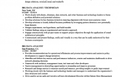 Data Analyst Resume Big Data Analyst Resume Sample data analyst resume|wikiresume.com