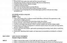 Data Analyst Resume Statistical Data Analyst Resume Sample data analyst resume|wikiresume.com