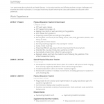 Education On Resume Physical Education Teacher Cv Examples Monaco education on resume|wikiresume.com