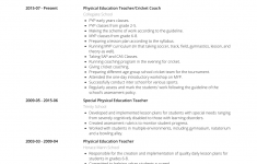 Education On Resume Physical Education Teacher Cv Examples Monaco education on resume|wikiresume.com