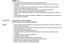 Education On Resume Physical Education Teacher Resume Sample education on resume|wikiresume.com