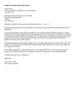 Example Cover Letter 10 Cover Letter Templates For Freshers Free Premium Templates
