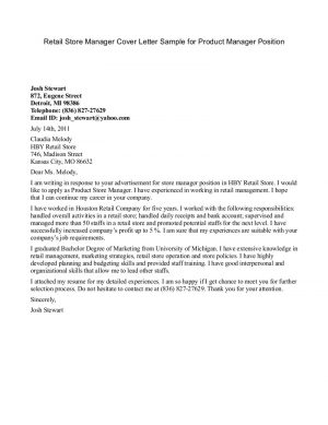 Example Cover Letter Resume Cover Letter Retail The 25 Best Examples Of Cover Letters