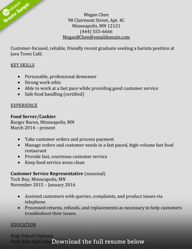 Example Of A Resume - wikiresume.com