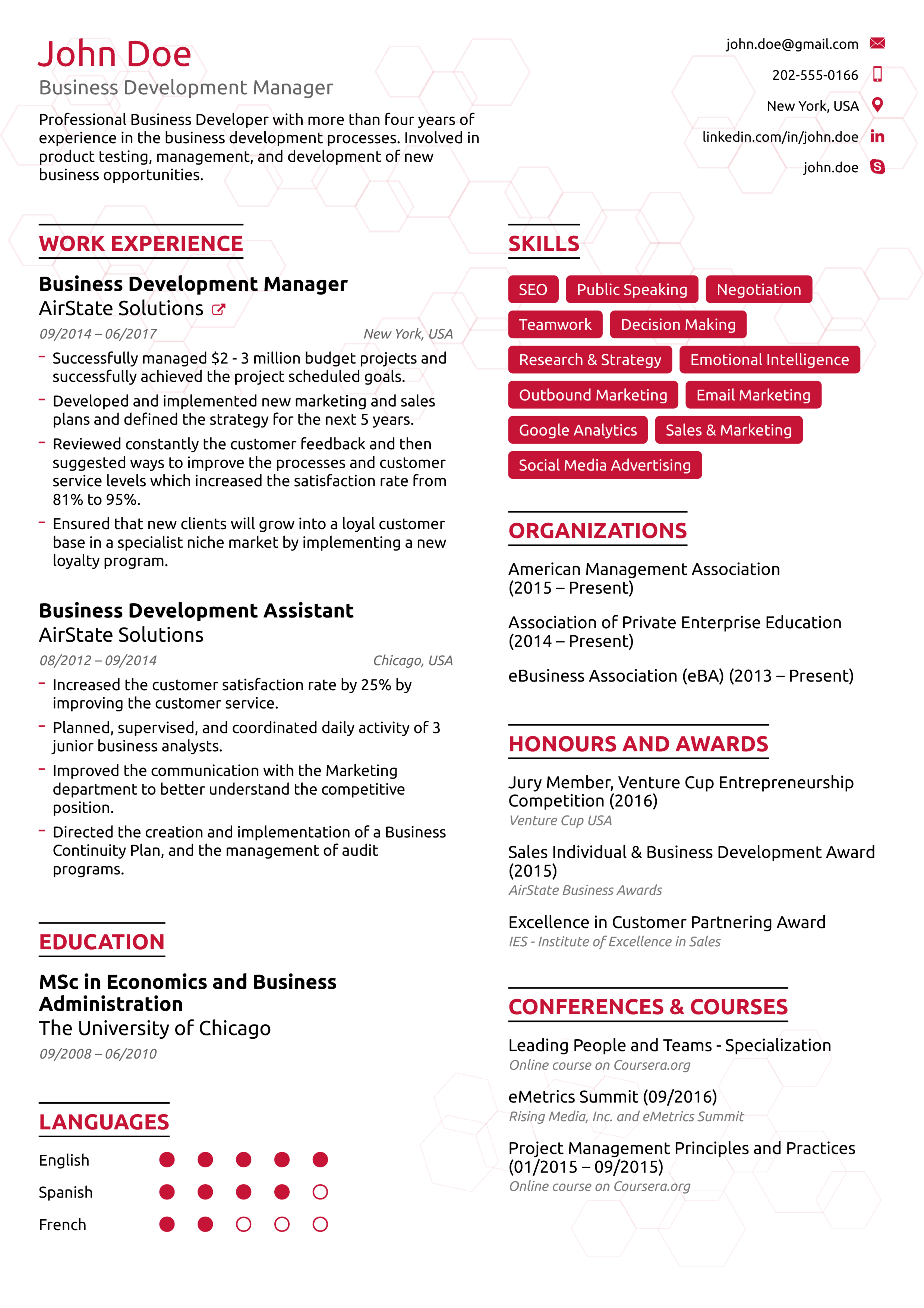 Example Of Resume Resume Examples For Your 2019 Job Application