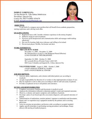 Example Of Resume Sample Resumes For Teacher With No Experience Easy Resume Samples