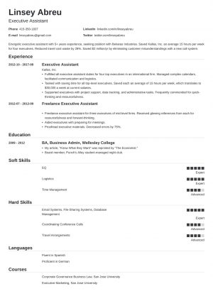 Executive Assistant Resume Executive Assistant Resume Sample Complete Guide 20 Examples