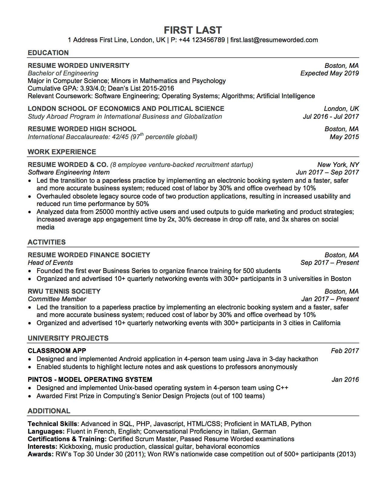 Free Downloadable Resume Templates Student Template V3 free downloadable resume templates|wikiresume.com