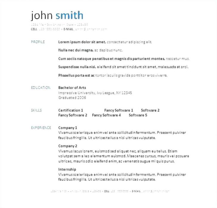 Free Downloadable Resume Templates wikiresume com
